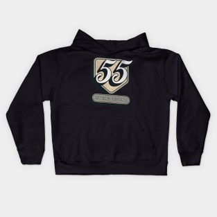 55th Birthday Quote 55 Years - Living Legend Kids Hoodie